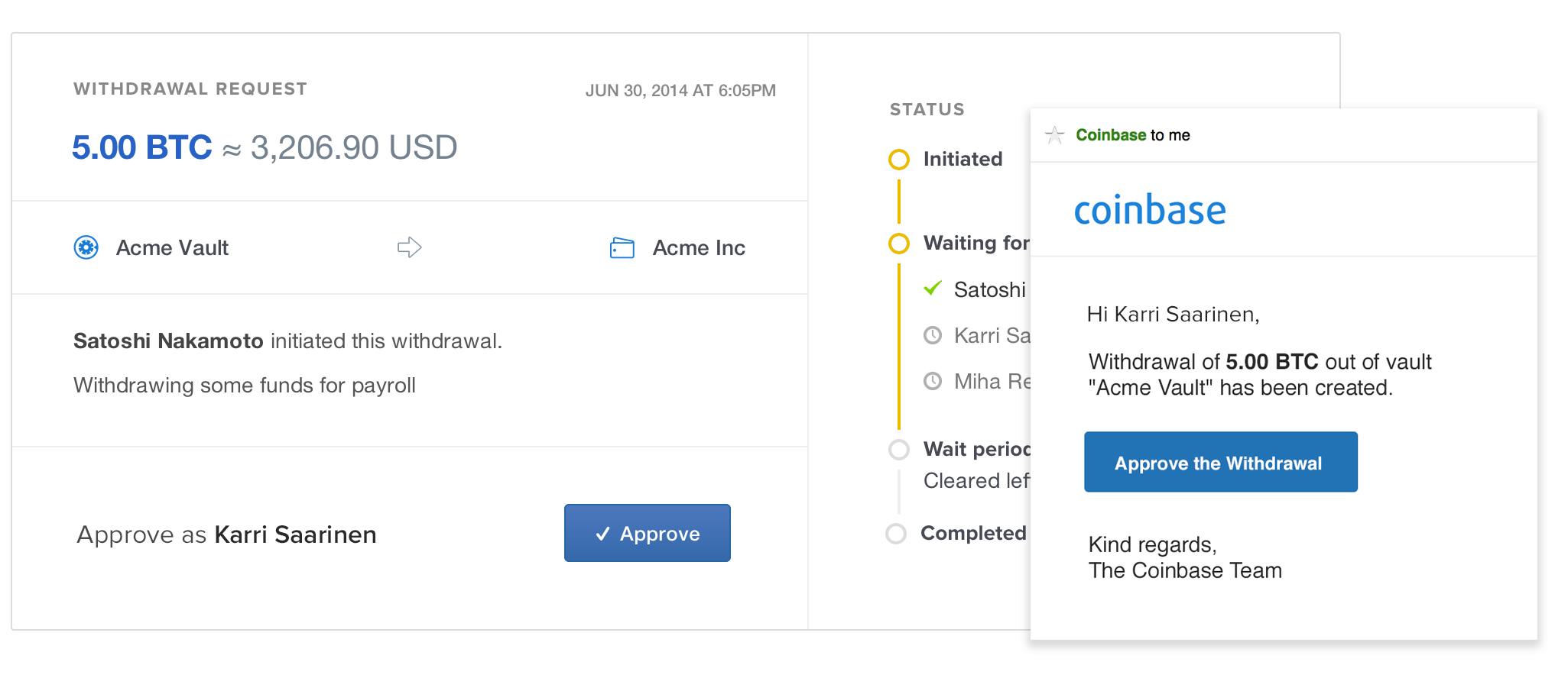 How do I view my Coinbase transaction ID?